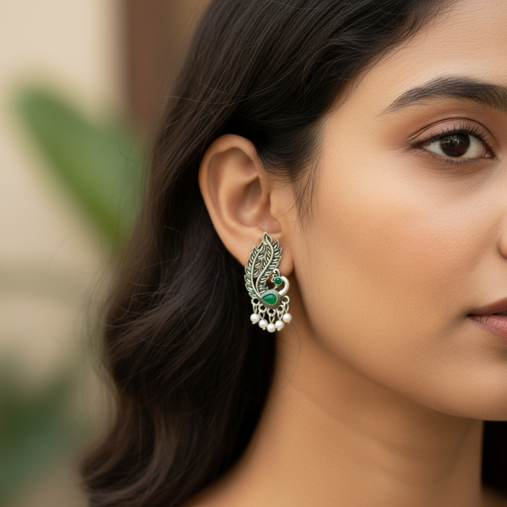 Set of 12 Earrings with Folding Jhumka Box