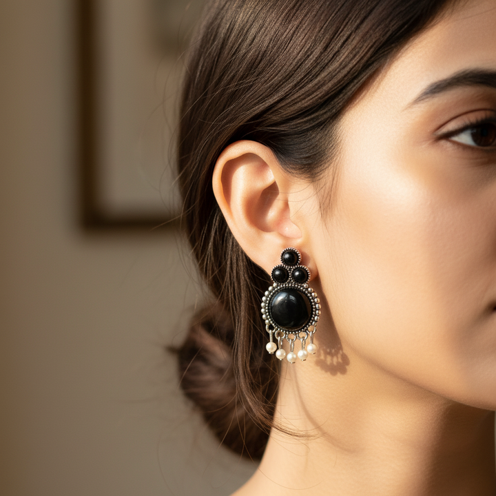 Set of 12 Earrings with Folding Jhumka Box