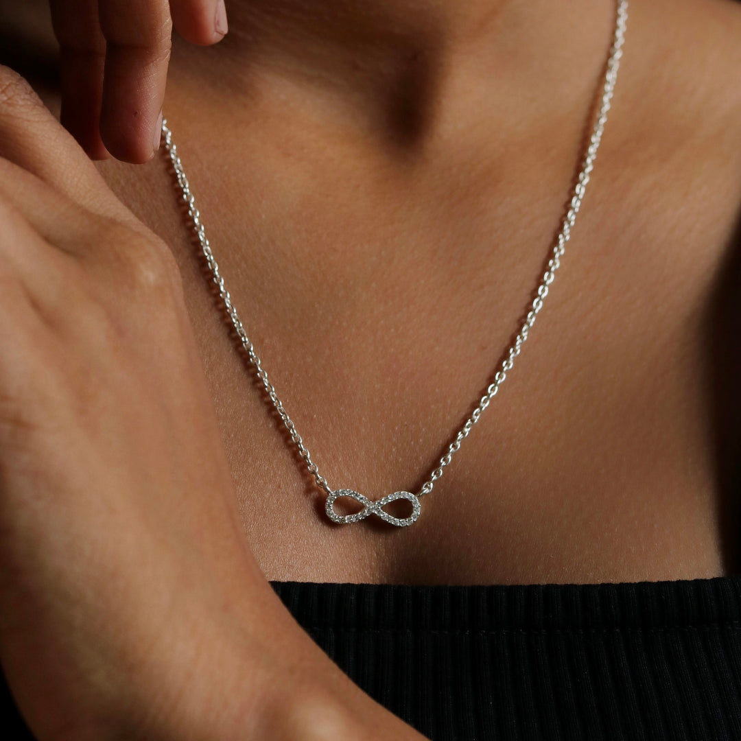 Infinity Sterling Silver Necklace