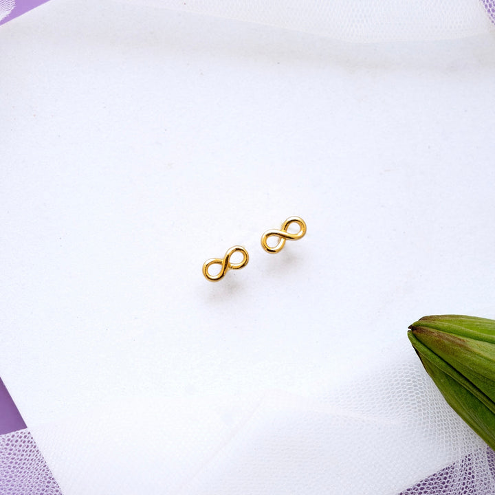 Infinity Sterling Silver Studs