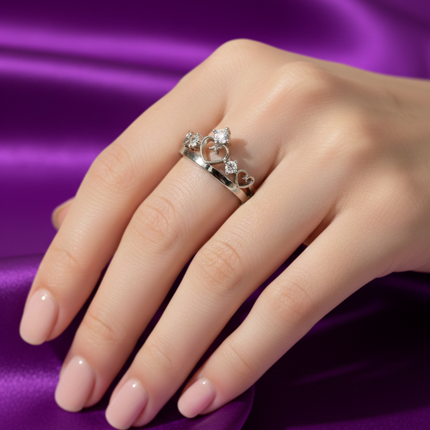 Princess Crown Ring – Handmade Joy