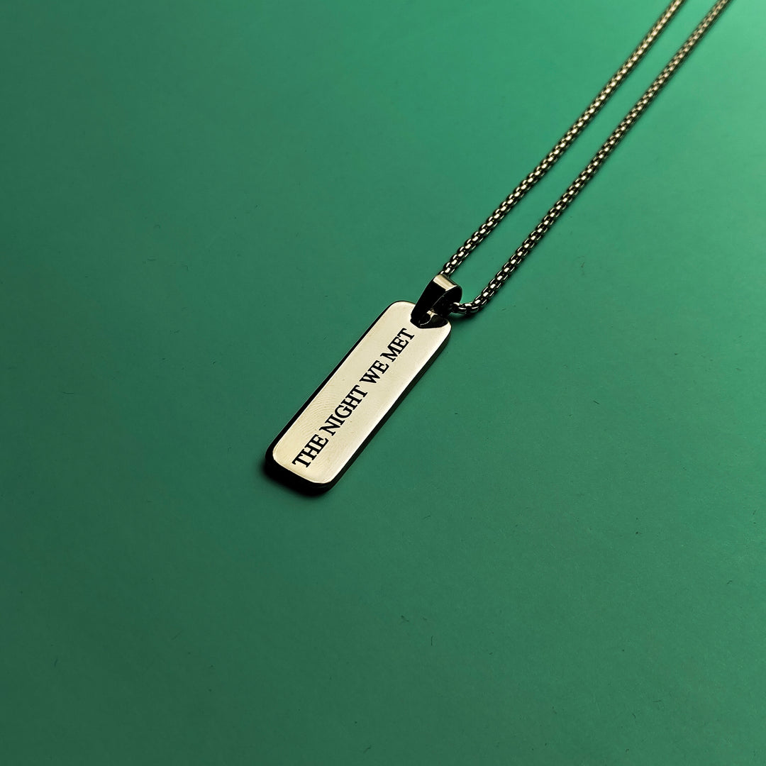 Spotify Barcode Music Pendant