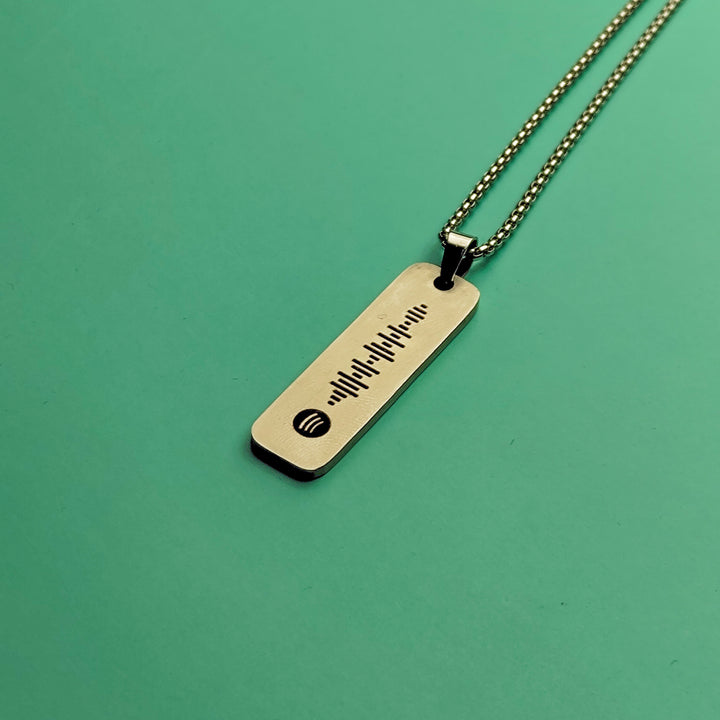 Spotify Barcode Music Pendant