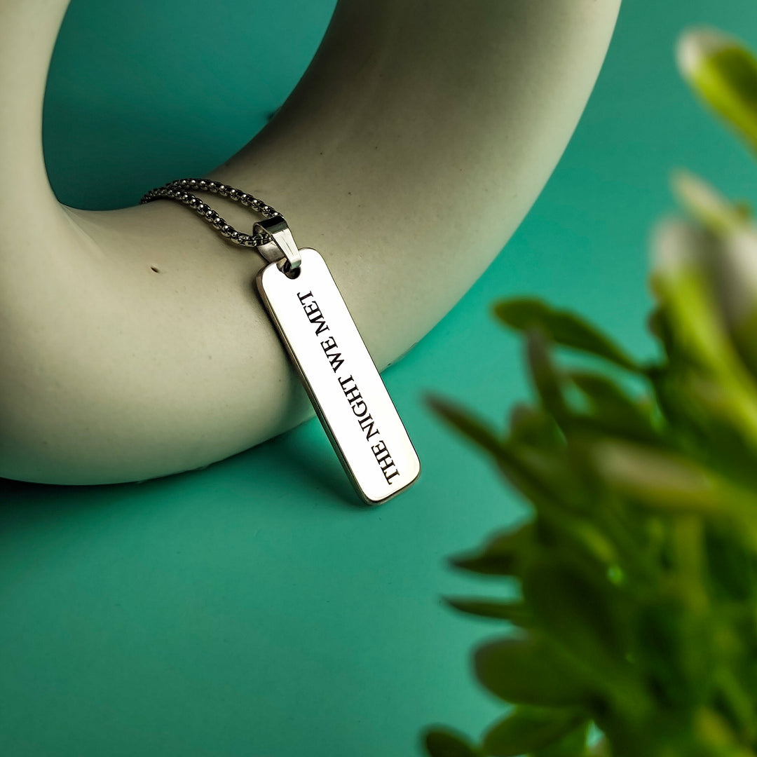 Spotify Barcode Music Pendant