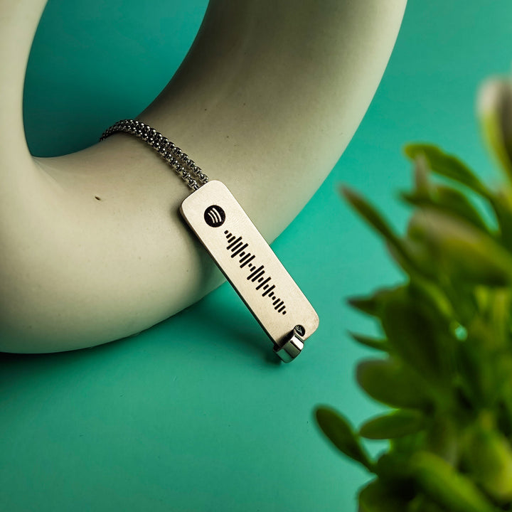 Spotify Barcode Music Pendant