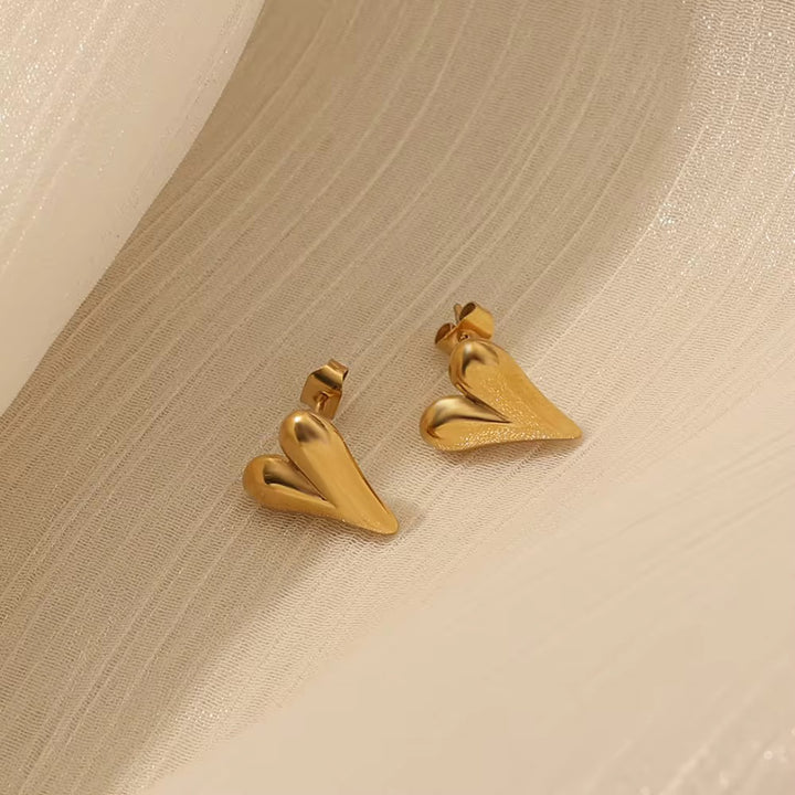 Wish Pendant and Studs set - 18K Gold Plated