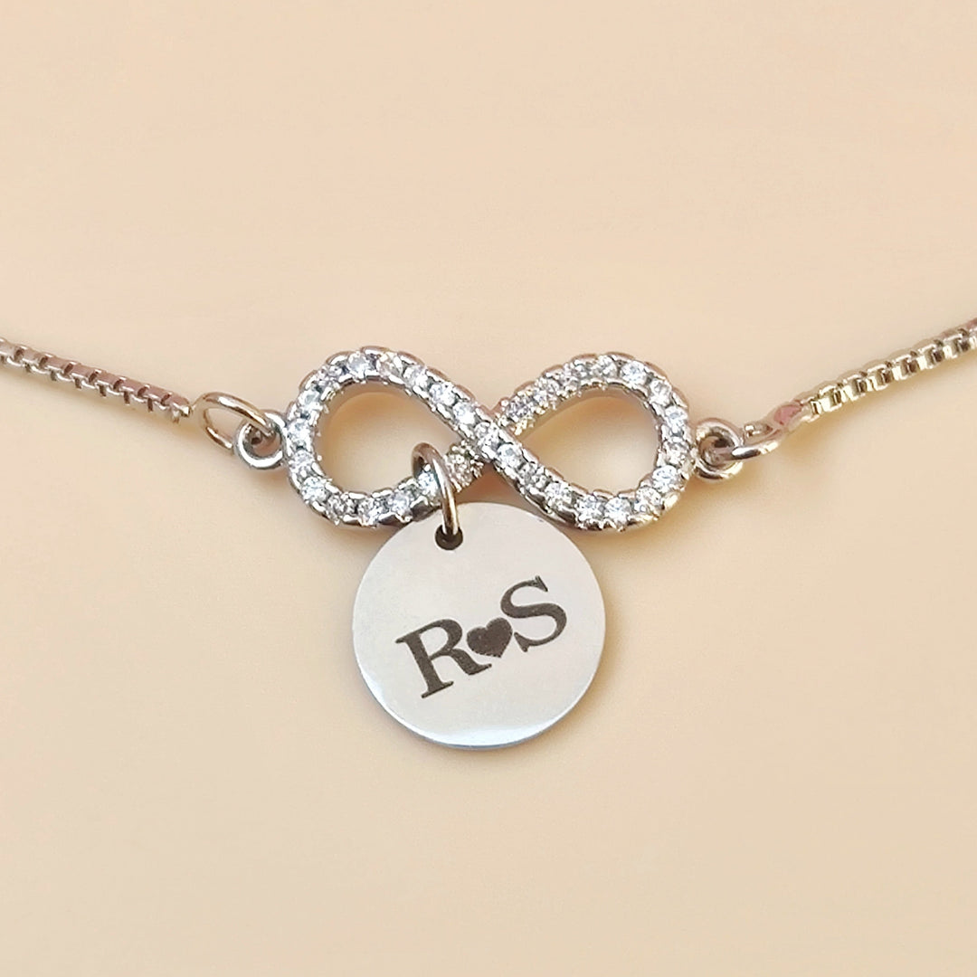 Personalized Name Infinity Necklace