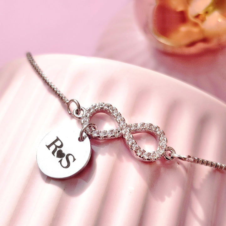 Personalized Name Infinity Necklace