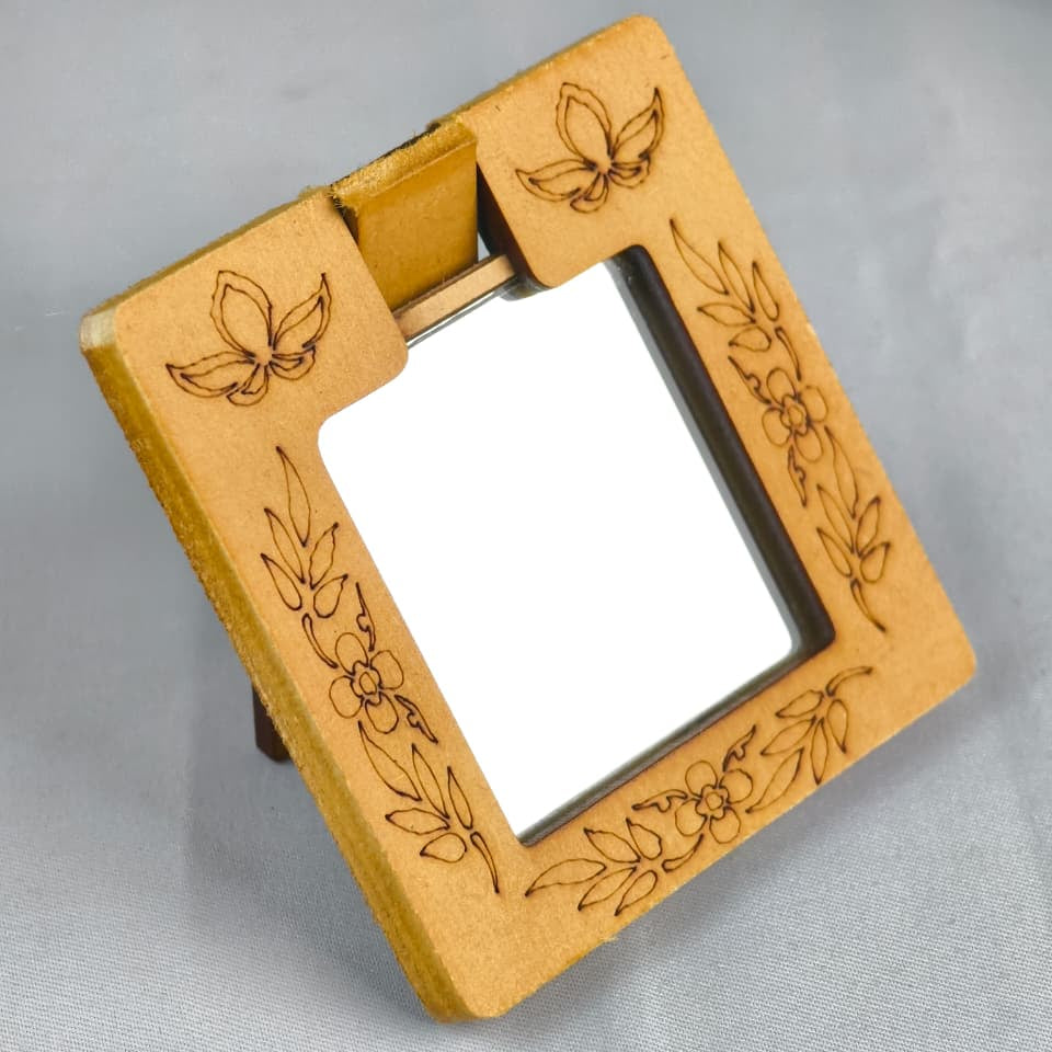 12 Jhumka Gift Set in Wooden Box with Mirror