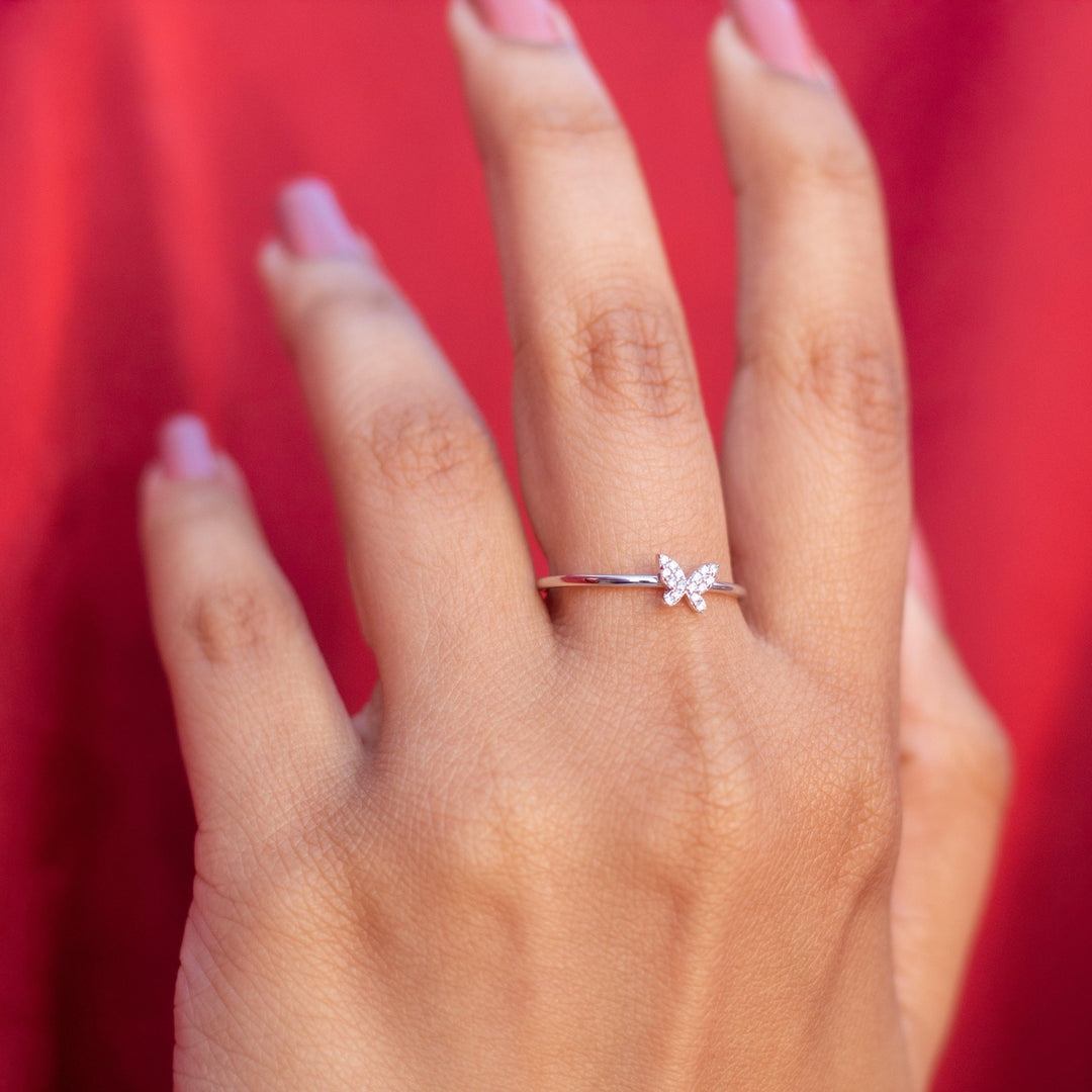 Butterfly Sterling Silver Ring