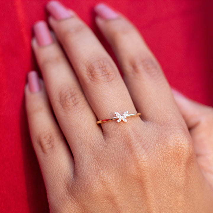 Butterfly Sterling Silver Ring