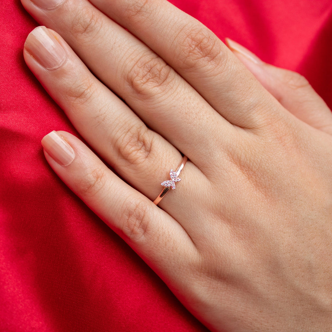 Butterfly Sterling Silver Ring