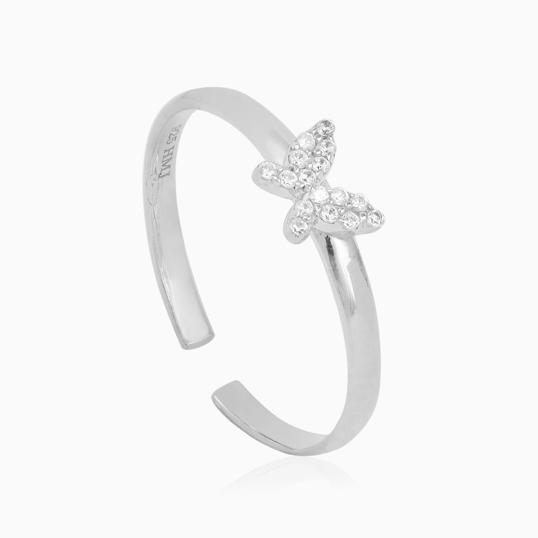 Butterfly Sterling Silver Ring