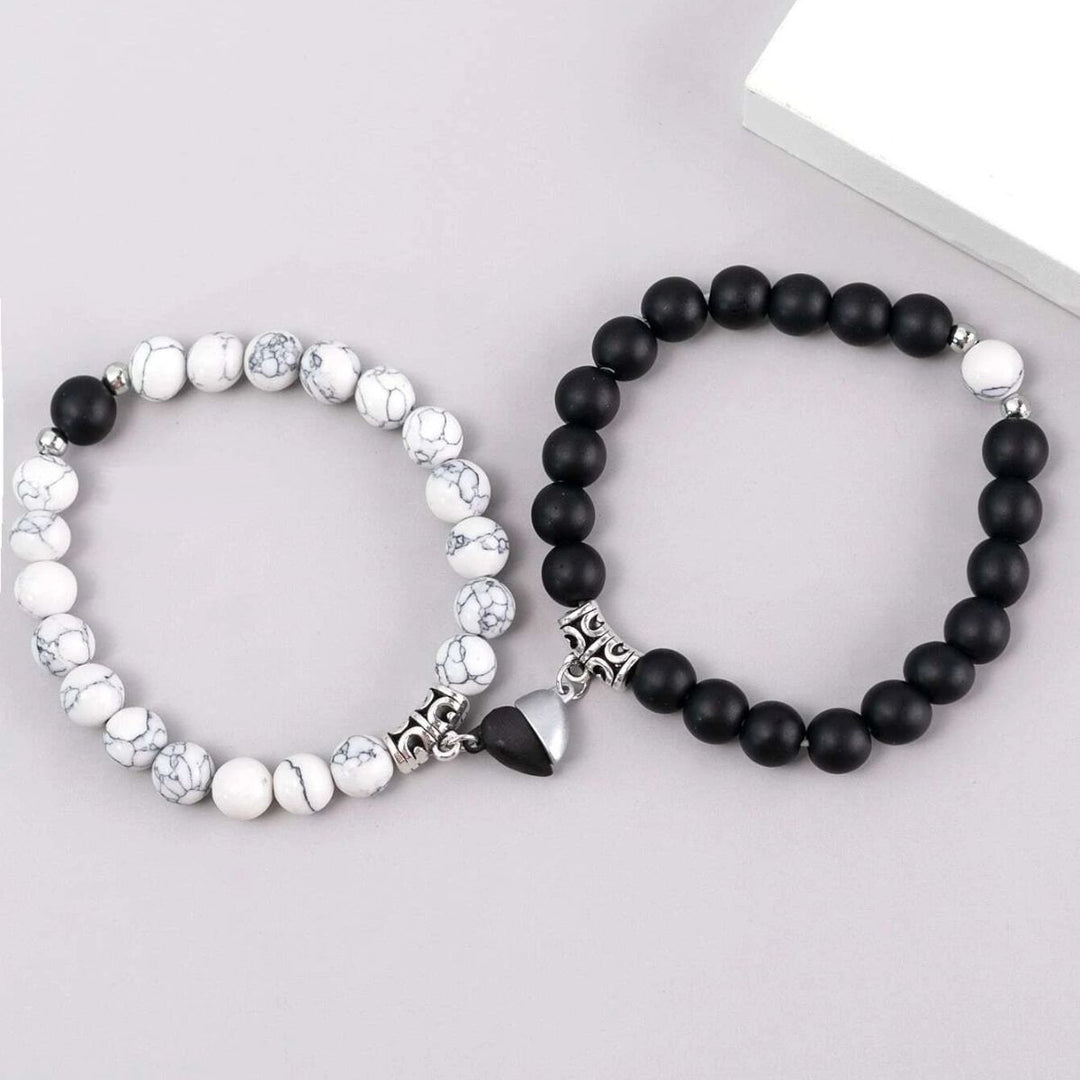 Distance Magnetic Heart Bracelets